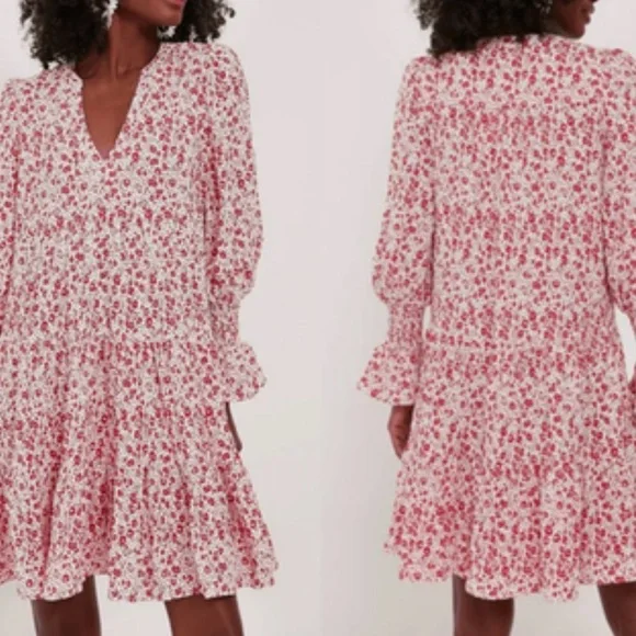 Tuckernuck Pomander Place Scarlet
Ditsy Floral Kenzo Mini Dress SZ L NWOT - Picture 2 of 9